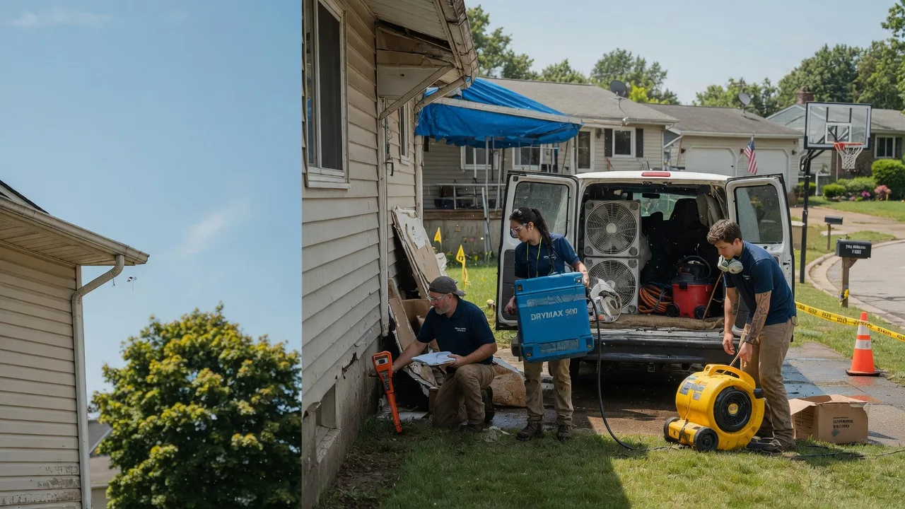 Ceiling Leak Cleanup in Fredericksburg, OH near me