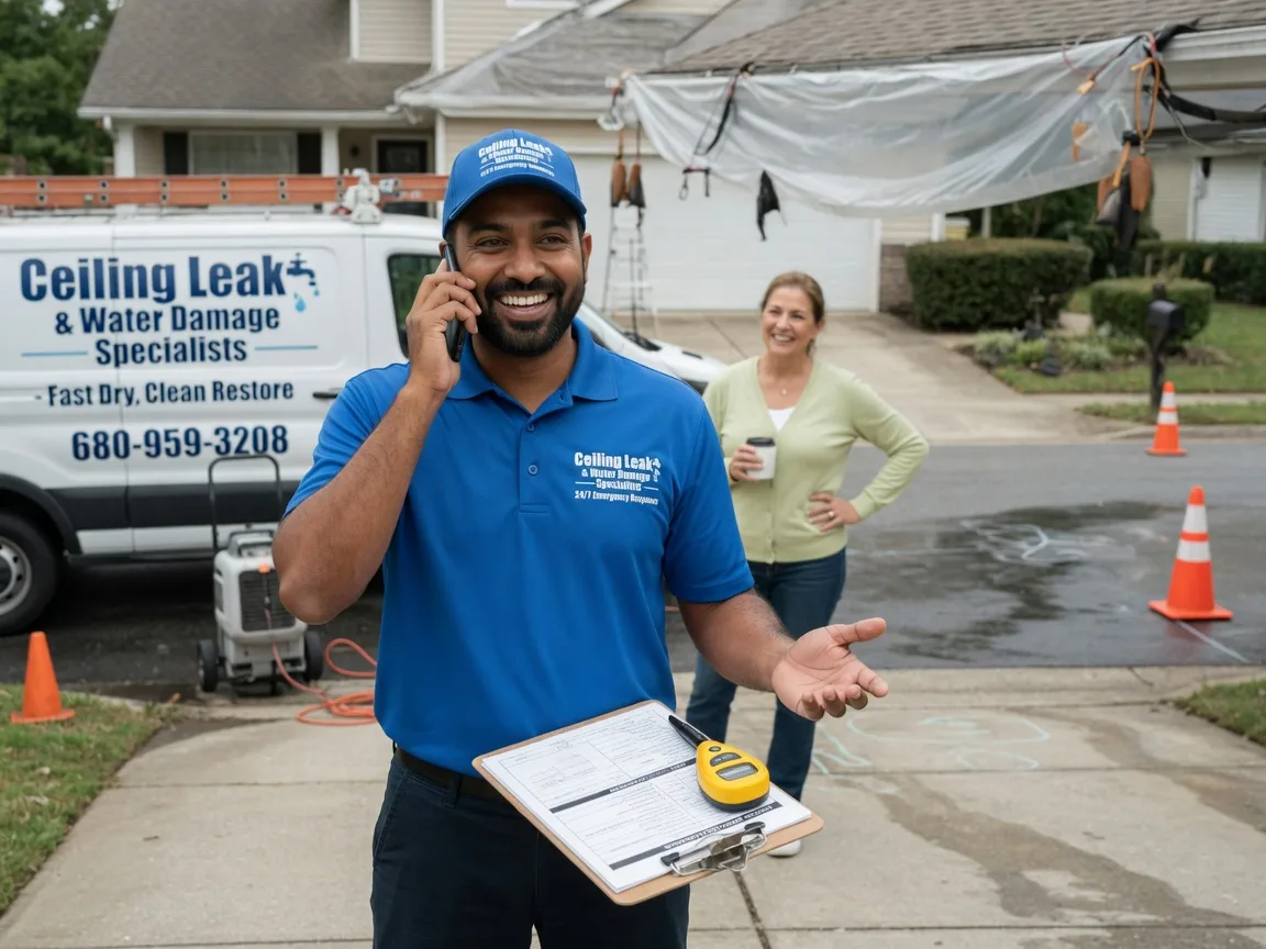 Ceiling Leak Cleanup Fredericksburg, OH FAQs
